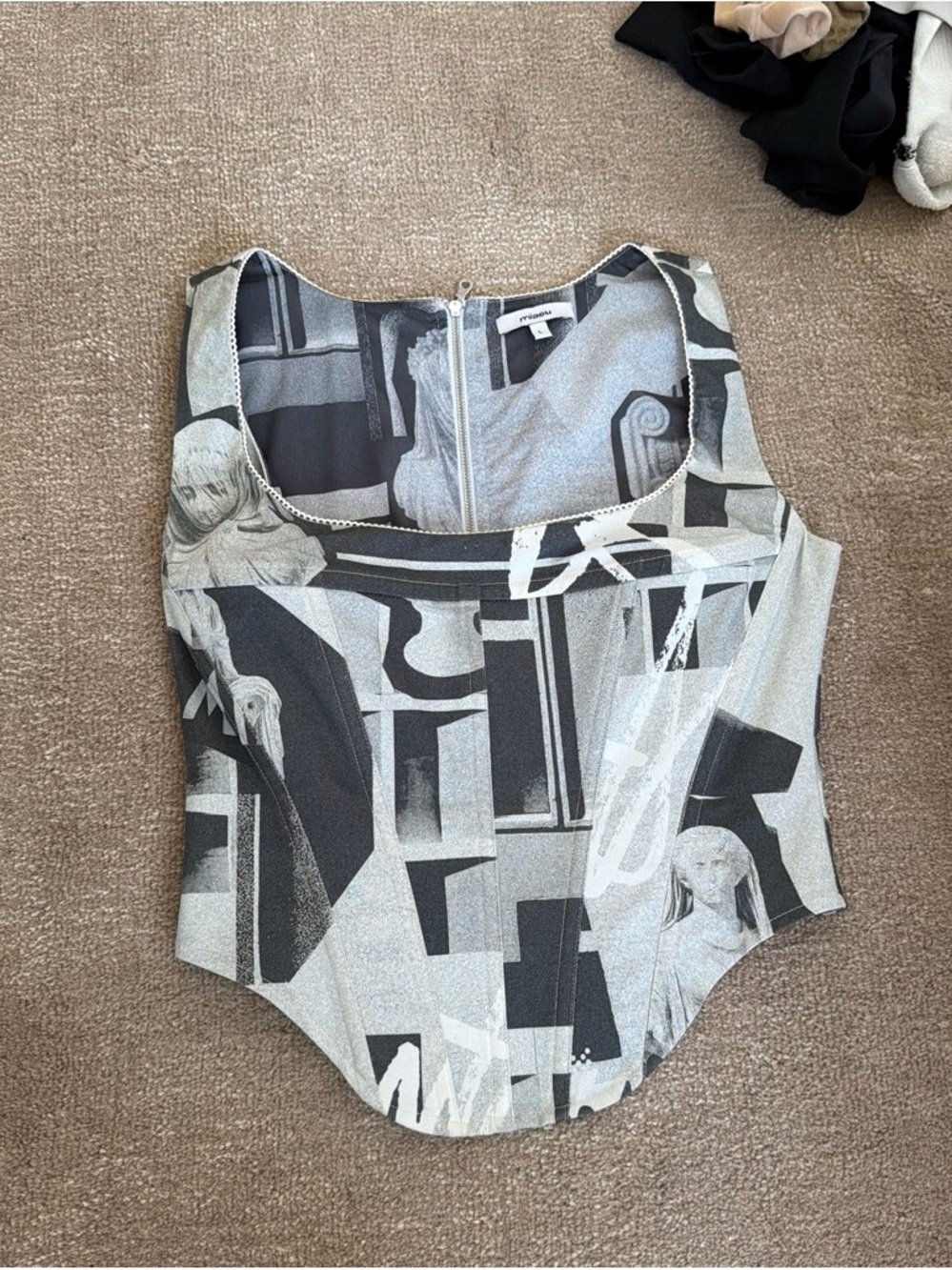 MIAOU CORSET TOP SIZE L